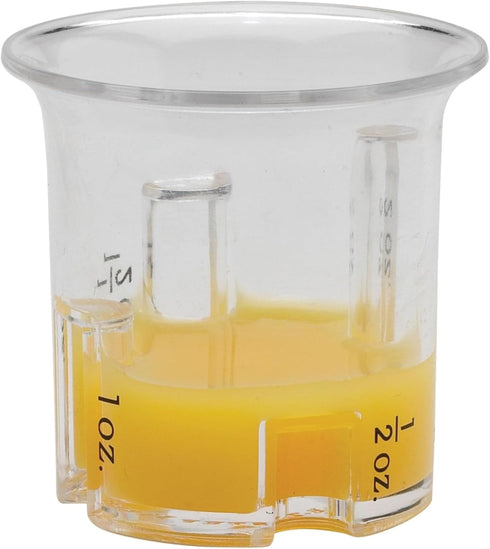 HIC Kitchen E-Z 4-Step Multi Measure Bar Cocktail Jigger, 0.5-Ounce to 2-Ounces...