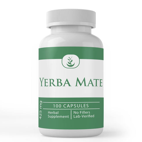 PURE ORIGINAL INGREDIENTS Yerba Mate, No Magnesium Or Rice Fillers, Always Pure, Lab Verified (100 Capsules)...