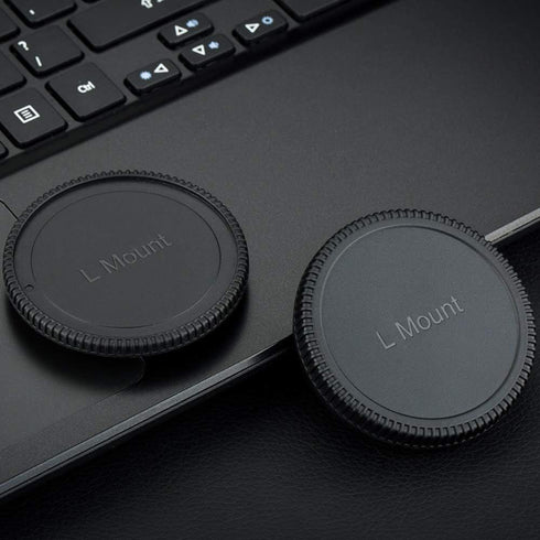 (2 Packs) Body Cap and Rear Lens Cap Kit for Leica L Mount Cameras and Leica L Mount Lens, fit Panasonic S5II DC-S5M2 S1 S1R S1H DC-S5 Leica SL (T...