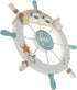 Nautical Beach Wooden Boat Ship Steering Wheel Fishing Net Shell Fish Home Wall Décor(11" Diameter)...