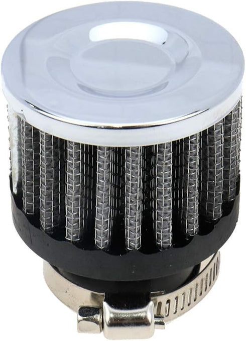 25mm Inlet Motorcycle Air Filter Replacement Cylindrical Intake Mesh Filter Accessory...