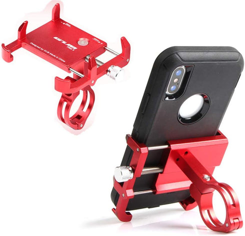 GUB Thick Case Design Bike & Motorcycle Phone Mount Handlebar Holder Adjustable Compatible with iPhone XR Xs 7s 8 Plus,Compatible with SamsungS7/S...
