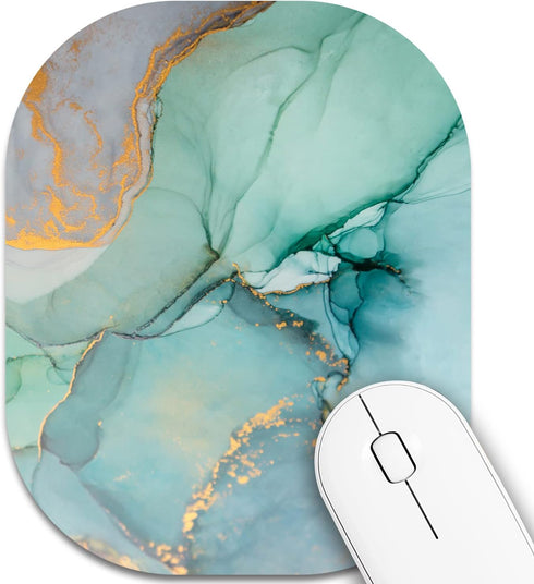 Small Mouse Pad?Mini Mouse Pad 6 x 7 Inch?for Laptop Keyboard Tray Wireless Mouse Home Office Travel?with Non-Slip Rubber Base, Waterproof Mouse M...