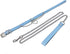 2Pcs Love Heart Charm Soft Blue Faux Leather Collar and Leash Chain Set for Women Pet Sexy Cute Cosplay Toys Gift...