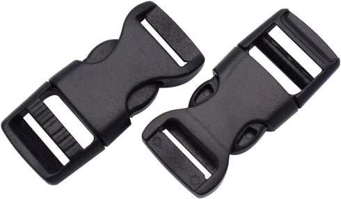 15 Pack 1/2 inch Mini Buckle Adjustable webbing Buckles 12mm Flat Side Release Buckles for Backpack Straps/Pet Collar...