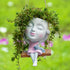 Face Planter Hanging Planter, Face Flower Pot Head Planter, Face Planters Pots Head Plant Pot, Hanging Planters for Indoor Plants, Plant Pots, Wal...