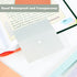 EOOUT Transparent Sticky Notes, 6 Pack 3x3 Inch Clear Sticky Pads Morandi See Through Notes for Book Study Aesthetic Office School Supplies, 300 S...