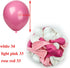 KADBANER White light pink rose red Balloons,100 Pack 12 Inch Latex Balloons...