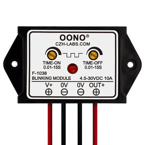 DC 4.5-30V 10Amp Blinking Flasher Module, Normally Open...