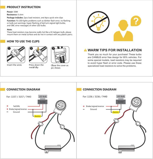 OXILAM 7440 LED Bulbs Amber Yellow 4000LM for Turn Signal Lights with Build-in Load Resistor CANBUS Error Free T20 7440NA 7441 W21W WY21W Blinker ...