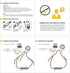 OXILAM 7440 LED Bulbs Amber Yellow 4000LM for Turn Signal Lights with Build-in Load Resistor CANBUS Error Free T20 7440NA 7441 W21W WY21W Blinker ...
