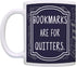 ThisWear Librarian Gifts Bookmarks are for Quitters Funny Gifts for Readers Bookworm Gift 11oz Ceramic Coffee Mug with Handle...