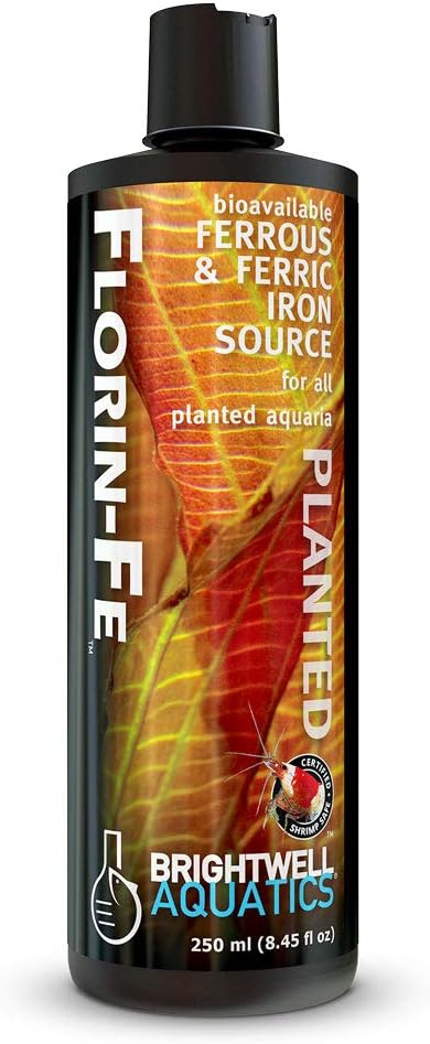 Brightwell Aquatics Florin Fe - Bioavailable Ferrous & Ferric Iron Source for Planted Aquariums 250-ml...