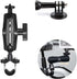 Motorcycle Camera Mount for Gopro, Handlebars Mount 1"/25mm Ball Mount Compatible with RAM Mounts B Size, for GoPro Hero11/10/9/8...4, Insta360 ON...