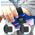 Running Armband with Headset Bag for Samsung Galaxy S25, S24, S23,S22,Zipper Slot Car Key Holder, Workouts Sports Phone Arm Band (Blue)...
