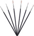 6 Pieces Detail Paint Brush Set, Fine Paint Brush Thin Detail Paint Brush Miniature Paint Brushes Small Fine Tip Paint Brush for Miniature Detail ...