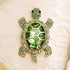 2Pcs Sparkly Rhinestone Turtle Brooch Charming Pink Green Accessory for Everyday Elegance Brooch Pin Accessories...