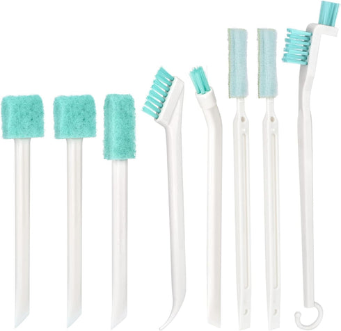 Small Cleaning Brushes for Household Cleaning Deep Detail Crevice Cleaning Tool Kit Tiny Scrub Cleaner Brush for Small Holes Corner Space Gaps Key...