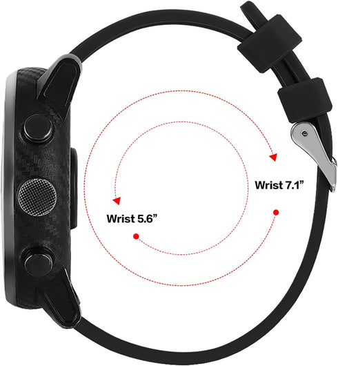 FitTurn 6pack Bands Compatible with OYG Smart Watch IP68 Waterproof Fitness Tracker Replacement Soft Straps Silicone Watch Band Strap with Quick R...