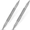 2 Pieces Spring Loaded Nail Set Spring Nail Punch Hammerless Trim Combination Tool Kit 1/32 Inch, 2/32 Inch, 3/32 Inch, 4/32 Inch Tools for Carpen...
