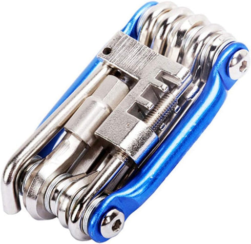 Outdoor color aluminum alloy combination tool mountain bike repair repair tool with chain cutter repair kit...