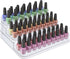 3 Tier 6 rows Nail Polish Organizer Acrylic Display Stand for Nail Polish Holder, Nail Art Supplies Storage Rack for Essential Oils,perfume,makeup...