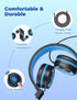 iClever HS14 Kids Headphones with Microphone, 85/94dB Volume Limited, Foldable Wired Kids Headset for Boys/Girls/Tablet/Travel/School......