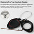 Compatible with Apple AirTag Holder with Wire Cable, Waterproof Air Tag Lock Case Keychain Secure Holder for Key Keyring Backpacks Luggage Pet, Bl...