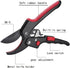 8"Dual mode switch Professional Ratchet Anvil Pruning Shears (LZ-DJ-011BR), Ratcheting Mechanism, Anvil Groove Design,Garden Shears Clippers, Anvi...