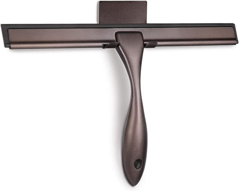 Hiware All-Purpose Shower Squeegee for Shower Doors, Bathroom, Window and Car Glass - Bronze, Stainless Steel, 10 Inches...