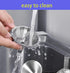 Kitchen Funnels Set for Bottles, 3pc Small/Medium/Large Food Grade Stainless Steel Metal Funnels with 2 Cleaning Brushes for Liquids, Essential Oi...