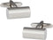 Silver Cylinder Cufflinks with Presentation Box...
