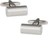 Silver Cylinder Cufflinks with Presentation Box...