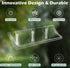 Clear Bird Bath Bird Feeder for Outside Window Glass, Transparent Birdbath with Strong Suction Cups for Viewing, bird watching gifts for Elderly P...