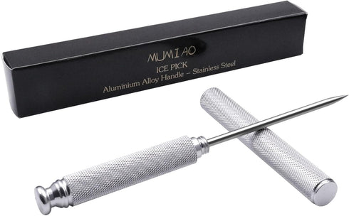 Ice Picks Aluminium Alloy Handle Stainless Steel Knife With Safety Cover Ice Tool Kitchen Tool for Restaurant Bar Home...