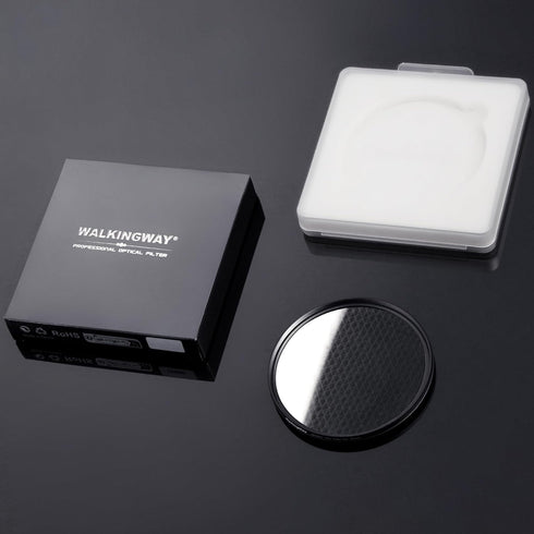 Walking Way 4 Points Star Filter 58 MM Variable Twinkle Effect Starburst Filter - Cross-screen Filter - Slim Sparkling Effect Lens Filter...