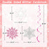 K KUMEED 20 Pcs Snowflake Swirls Decoration, Christmas Snowflake Hanging Swirls Frozen Party Ceiling Decorations for Winter Wonderland Birthday Pa...