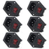 Antrader 6pcs Inlet Module Plug Male Power Socket with 5A Fuse Switch 10A 250V 3 Pin IEC320 C14......