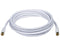 Monoprice Coaxial Cable with F Type Connector - RG6, Quad Shield, CL2, 10 Feet, White...