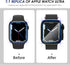 Ultra Look - Fullife 2 in 1 Compatible with Apple Watch Case Series 9 45mm Waterproof Screen Protector, Front & Back Full Protective Bumper Face C...