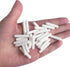 YouU 200 Pcs Universal Dishwasher Rack Tine Prong Repair End Cover Caps, Extra Long 1 inch Round Tips, Just Push on to Repair (White/200 pcs)