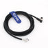 Eonvic Industrial M8 4 Pin A-Code Female Right Angle to Open Connector Molded Shielded Aviation Sensor Cable Waterproof IP67 Cat 5e High Flex Cabl...