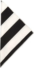 Black and White Table Linens, Cloth Napkins 18" Dinner 100% Cotton Wedding Table Decor, Summer Party, Use with Black or White Tablecloth Pk 4...
