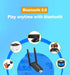 AC1300 Dual Band WiFi Wireless Network Card + BT 5.0 Adapter USB 3.0 1300M 802.11ac Adapter Bluetooth 5.0 with Antenna for Laptop PC 2.4GHz + 5.8G...