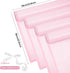 Kosotody 20 Sheets Frosted Flower Wrapping Paper Pink Line Waterproof Florist Bouquet with Ribbon for Bouquets DIY Crafts Packaging Bouquet, 22.8x...