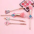 5Pcs Stitch Theme Cosmetic Brushes Set, Interstellar Baby Makeup Brushes, Premium Synthetic Foundation Eyeshades Brush Set Best Gift...