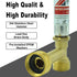 Stainless Steel Water Hammer Arrestor 3/4 Inch Swivel FHT x 3/4 Inch MHT For Washing Machine and garden hose water pipe...