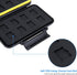 16 Slots Micro SD Card Holder, Micro SD Card Case Micro SD Micro SDHC Micro SDXC Card Storage Micro SD Card Organizer with Carabiner, Water-Resist...