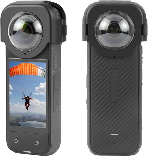 for Insta 360 x3 Lens Protector, PULUZ Dual Lens Guards for Insta360 X3 Protective Case Optical Tempered Glass Camera Accessories for Insta 360 x3...