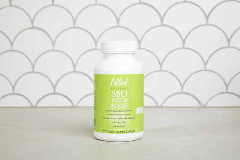 Lifted Naturals Probiotics - SBO Mood Boost Probiotic - Spore/Soil-Based - Digestion & Mood Support - Histamine-Free - Natural Mood Support - 60 D...